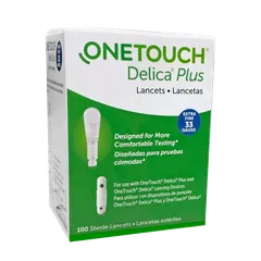 One Touch Delica 33G 100ct Lancets