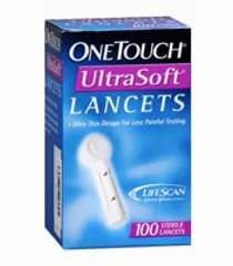 One Touch Ultrasoft 100ct Lancets